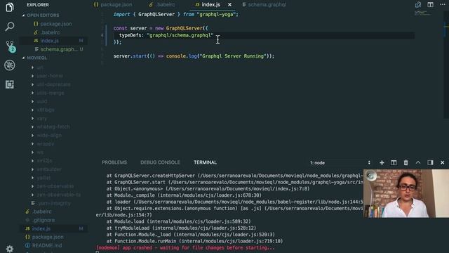 나의 첫번째 GraphQL서버 만들기 #4 Creating the first Query and Resolver смотреть онлайн