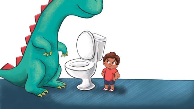 How to Potty Train a Dinosuar | Read Aloud Books for Children | Vooks Story Books for Kids смотреть онлайн