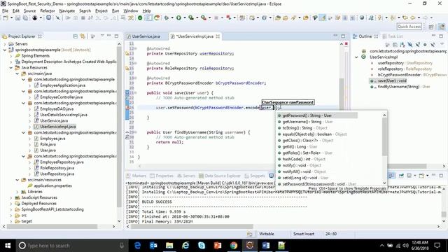 PART4: Security Basic Authentication From MYSQL using SpringBoot смотреть онлайн