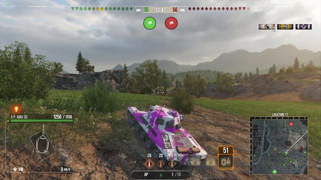 AltProto AMX 30 Great Mobility + Gun ll Wot Console - World of Tanks Console Modern Armour смотреть онлайн