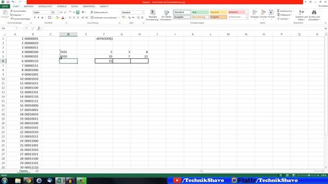Excel Bitxoder Funktion | =BITXODER() ✅ Tutorial смотреть онлайн