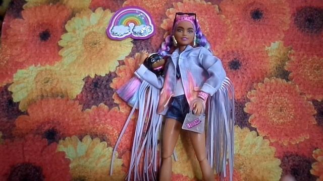 Обзор на Барби Экстра с разноцветными косами/Barbie Extra №5 смотреть онлайн