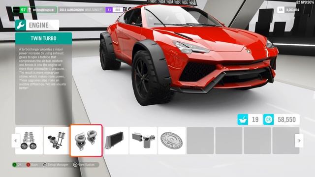 Forza Horizon 4 - 2014 Lamborghini Urus Concept - Customize and Drive смотреть онлайн