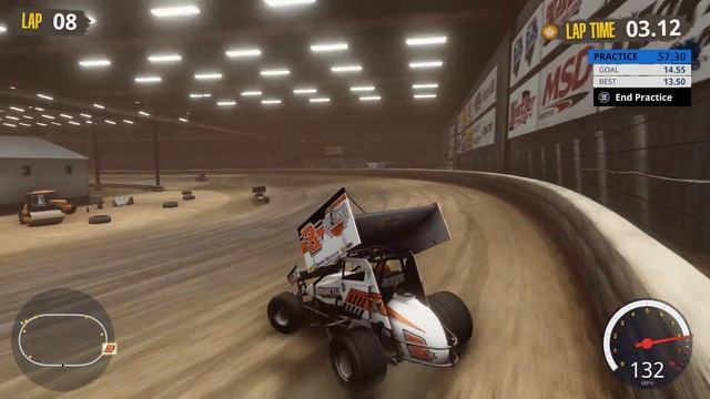 Tony Stewart's Sprint Car Racing - Дрифт и Крутейшие Столкновения -Gameplay (ПК) смотреть онлайн