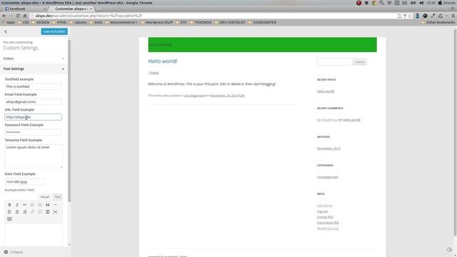 Wordpress Customizer Framework смотреть онлайн