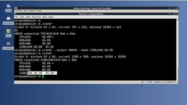How to change screen resolution in Linux (Debian) using xrandr смотреть онлайн