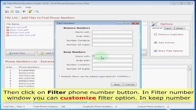 How to extract phone number from PDF files? смотреть онлайн
