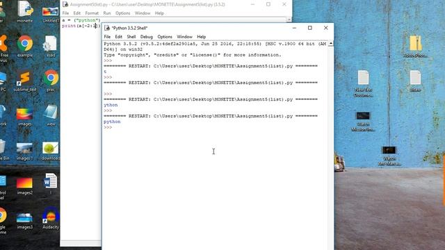 Indexing and Slicing in Python 3 смотреть онлайн