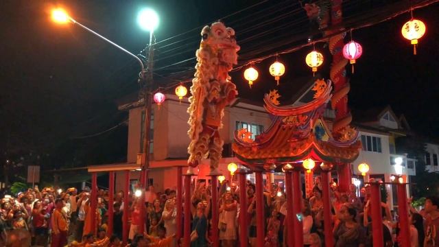 Китайский новый год 2018 - храм на майнаме, Самуи, Таиланд - Chinese new year 2018 смотреть онлайн