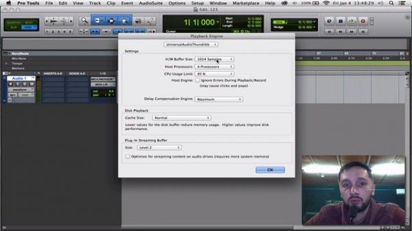 Как начать запись в Pro Tools?