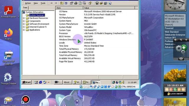 Windows 2000 Professional Advanced Datacenter Powered NAS Server Service Pack 4 Mon VirtualBOX смотреть онлайн