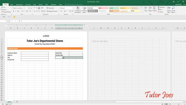 GST Bill in Excel : Create Invoice Template in Excel in Tamil смотреть онлайн