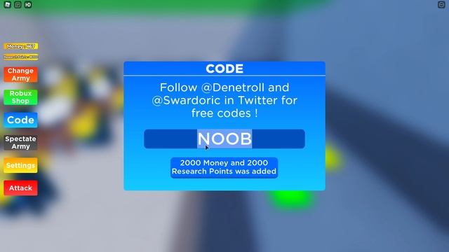 All New Codes in Noob Army Tycoon | Roblox Codes смотреть онлайн