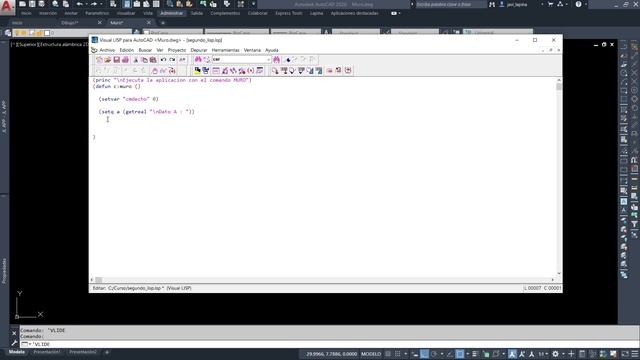 Curso programación Visual Lisp para AutoCad capitulo 2 смотреть онлайн