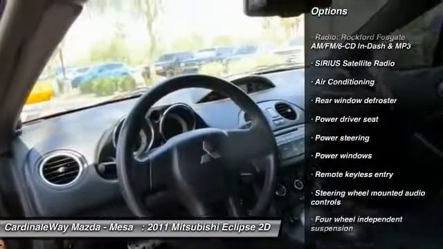 2011 Mitsubishi Eclipse Mesa AZ P6970A смотреть онлайн