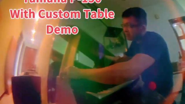 Yamaha P-150 Digital piano demo review with Custom Table with Lid смотреть онлайн