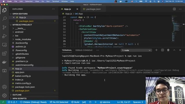 React Native: Tạo project bằng react native CLI смотреть онлайн