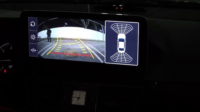 W212 camera rear view, камера заднего вида смотреть онлайн