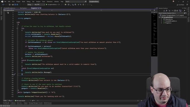 Creating Custom C# Exceptions in .NET 7 and C# 11 смотреть онлайн