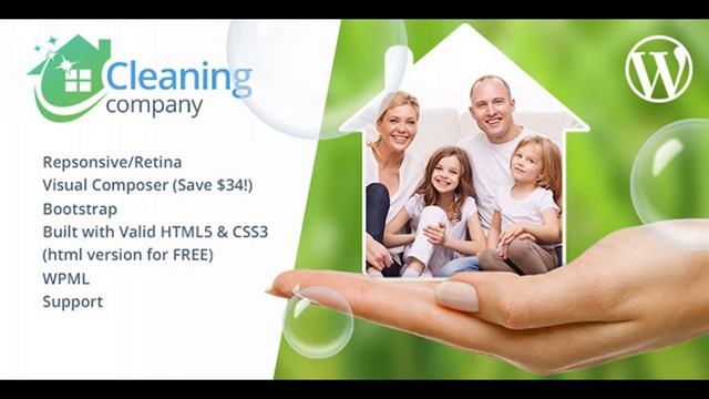Cleaning Services WordPress Theme | Themeforest Website Templates and Themes смотреть онлайн