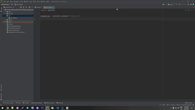 Python i SQLite #1 - Kreiranje baze смотреть онлайн