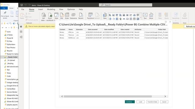Power BI Tips: Combine Multiple CSV Files In Power BI смотреть онлайн