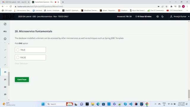 IBM Spring Boot Microservices Java REST Test Coding Interview Questions Answers for Experience 2023 смотреть онлайн