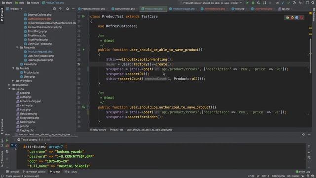 API Authorization Using Test Driven Development | Laravel ,PHP #7 смотреть онлайн