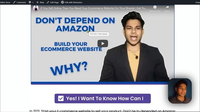 WordPress Landing Page Tutorial 2021 | How To Create Landing Page In WordPress For Selling Service смотреть онлайн