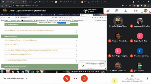 Curso Python 7/05/21 Introducción, Variables y Operaciones смотреть онлайн