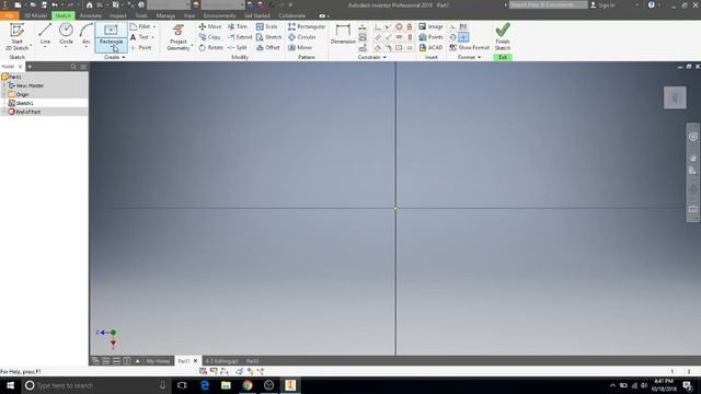 06 Autodesk Inventor: Editing, Move, Copy, Rotate смотреть онлайн