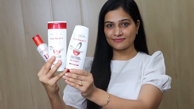 My favourite Shampoo| Best Solution for 5 Hair Problems | Loreal Paris Total Repair 5 Range Review смотреть онлайн