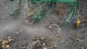 картофелекопалка самодельная грохотная   2-х рядная