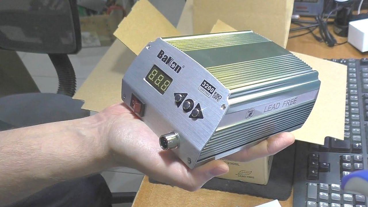 ОБЗОР и СРАВНЕНИЕ. Индукционная паяльная станция Bakon BK3200 смотреть онлайн