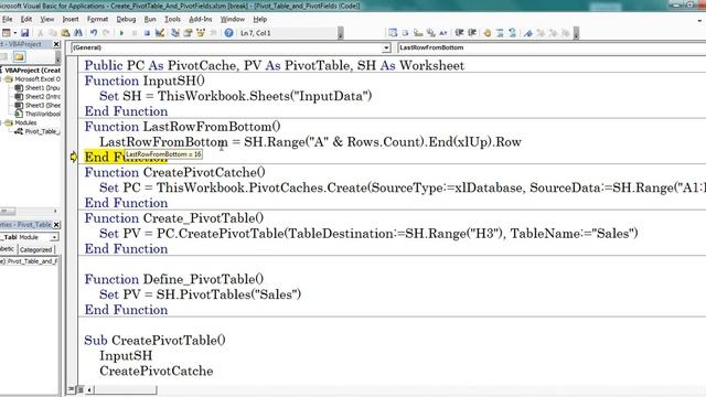 Excel VBA Macros: Create Pivot Table And Pivot Fields смотреть онлайн