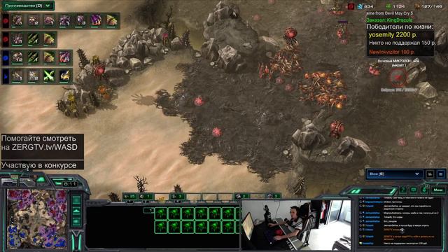 ★ 10 лет СтарКрафта 2 - Командное 2x2 зрителей | StarCraft 2 с ZERGTV ★ смотреть онлайн