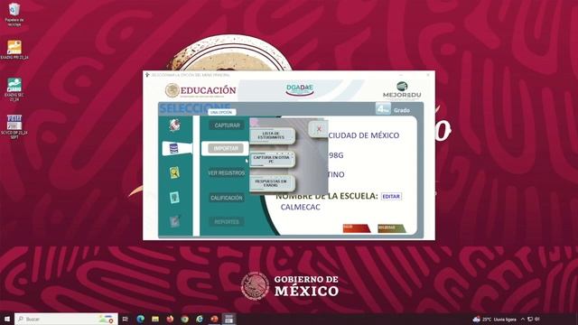 Importar a USB y exportar base de datos - Sistema de captura y de calificación digital MEJOREDU 202 смотреть онлайн