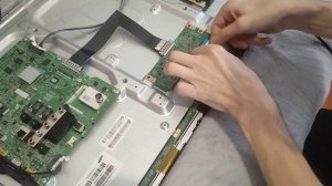 Восстановление матрицы. LE320BGM-C1. T-con V320HJ2-CPE2