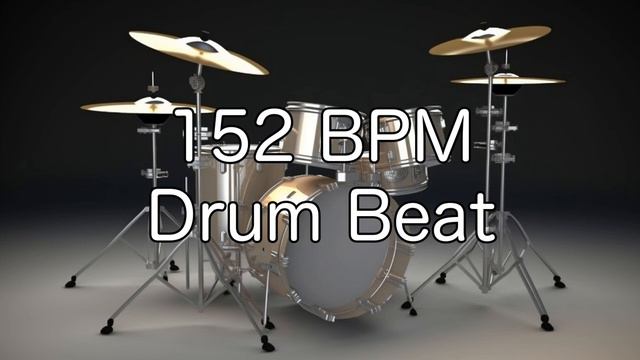 152 BPM Shuffle Drum Beat for Musical Practice смотреть онлайн