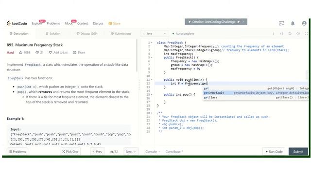 895. Maximum Frequency Stack || LeetCode || Competitive Programming смотреть онлайн