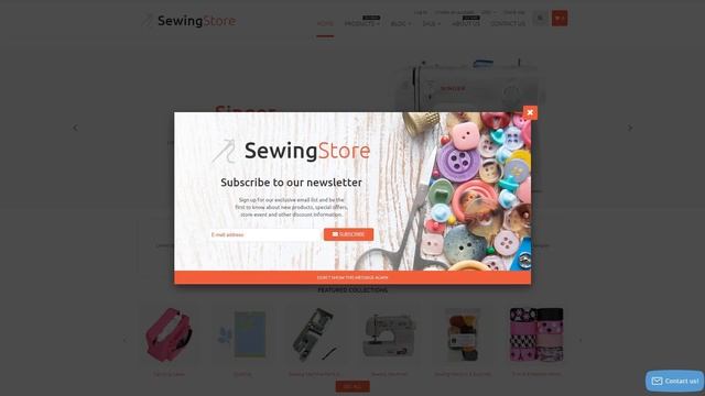 Sewing Items Shopify Theme by RockThemes Website Template - 53744 смотреть онлайн