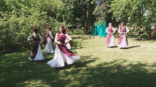 SolDans / Bayside Waltz / Medieval dance /Rauhan tanssi /Танец с платками /Средневековый танец смотреть онлайн