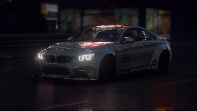 BMW M4 Neon City Ride Screensaver Live Wallpaper Relax Background 4K Ultra HD 60fps #livewallpaper