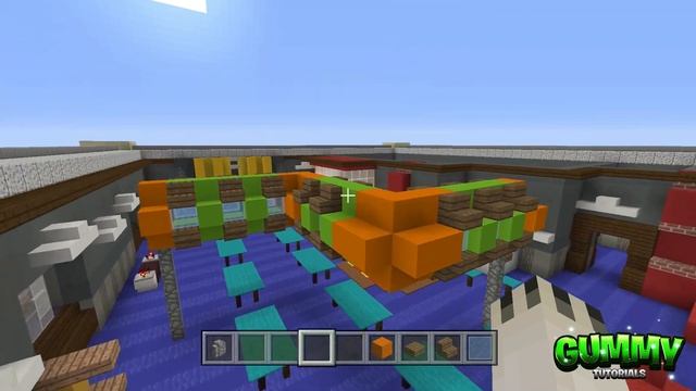 Minecraft Tutorial: How To Build Fredbear's Family Diner Restaurant Interior (Part 3) смотреть онлайн