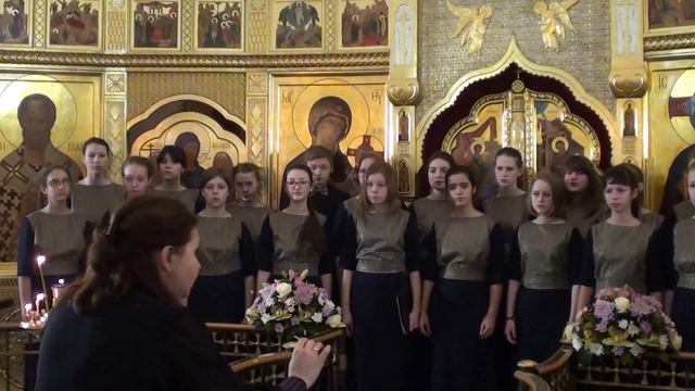 В. Поляков "Херувимская песнь" - Хор "Перезвоны" смотреть онлайн