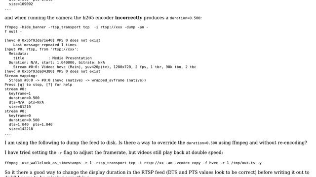 ffmpeg to fix video playback speed without re-encoding? смотреть онлайн