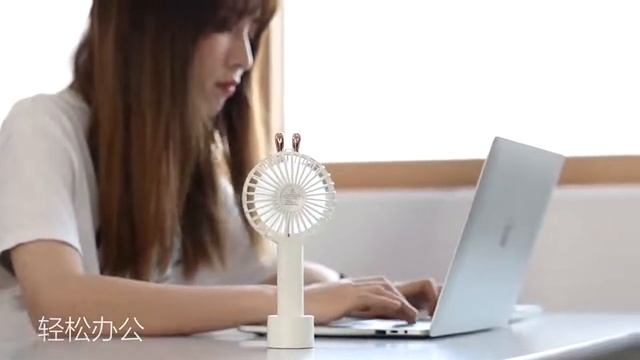 Портативный мини вентилятор с usb зарядкой, прочный мультипликационным принтом для лета, настольный смотреть онлайн