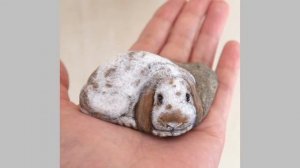 Чудесные рисунки на камнях от Akie Nakata