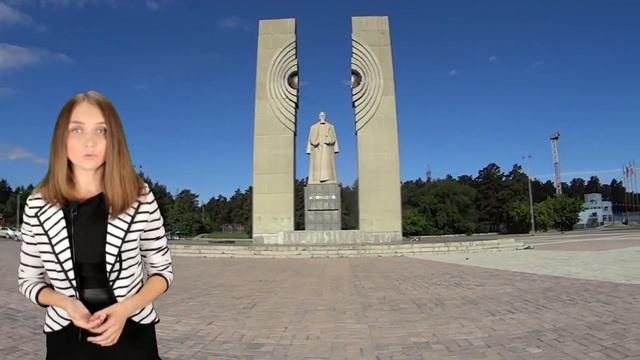 Памятник Курчатову - ЮУрГУ - Парк Гагарина - Достопримечательности Челябинска. #явгороде #05 смотреть онлайн
