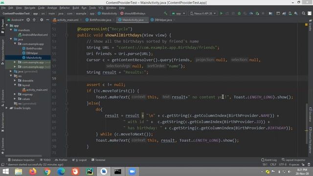 #40 Android Content Provider Part-2 смотреть онлайн